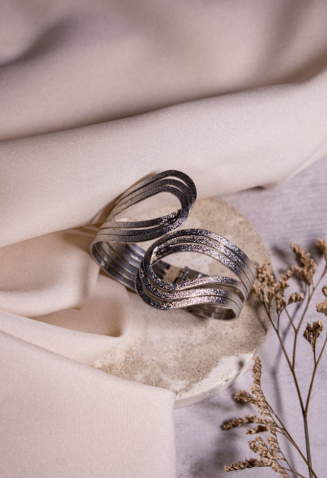 Silver Bangle Bracelet